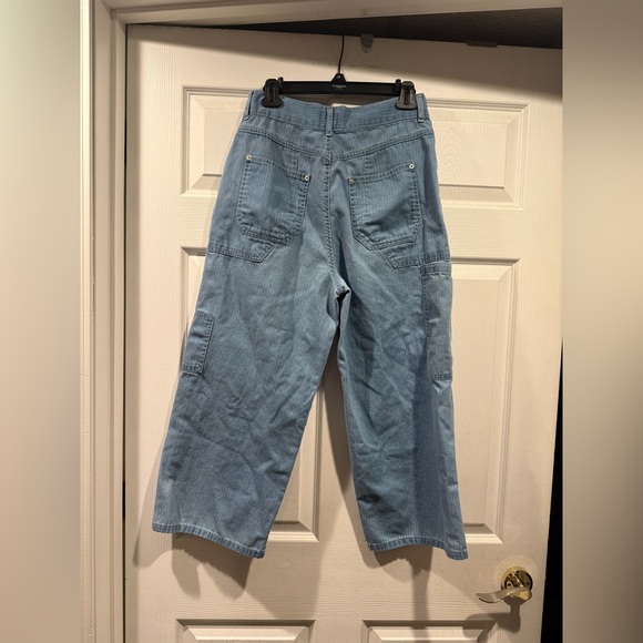 BDG Light Blue Straight Leg Cargo Jeans. Size W29. - Picture 4 of 5